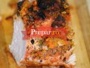 Carne de porc cu sos brun la cuptor