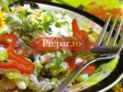 Salata de legume cu sunca
