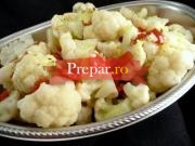 Salata de conopida cu iaurt si usturoi