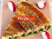 Pizza cu spanac si urda
