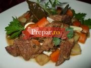 Boeuf Bourguignon/Carne de vita in sos de vin