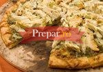 Pizza cu pui si sos Pesto