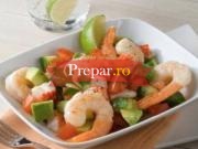 Salata dietetica de creveti