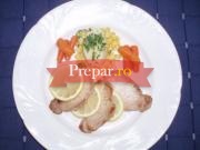 SCALOPPINI DE PORC CU LEGUME